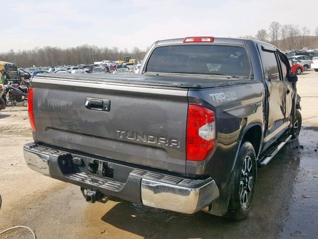 5TFDY5F12FX463801 - 2015 TOYOTA TUNDRA CRE GRAY photo 4