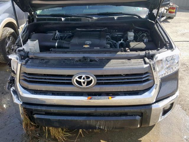 5TFDY5F12FX463801 - 2015 TOYOTA TUNDRA CRE GRAY photo 7