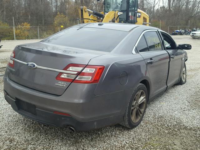 1FAHP2E87DG104884 - 2013 FORD TAURUS SEL GRAY photo 4