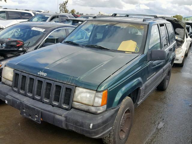 1J4GZ58S9TC245111 - 1996 JEEP GRAND CHER GRAY photo 2