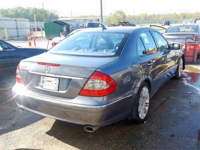 WDBUF56XX7B140846 - 2007 MERCEDES-BENZ E 350 GRAY photo 4