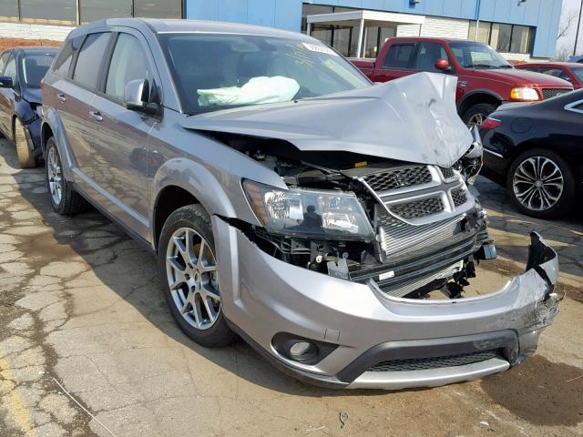 3C4PDDEG2JT431279 - 2018 DODGE JOURNEY GT GRAY photo 1