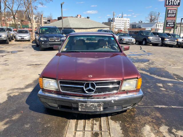 WDBCA45D8GA265250 - 1986 MERCEDES-BENZ 560 SEC RED photo 2