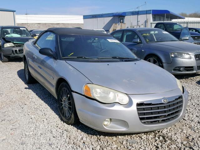 1C3EL55RX4N311482 - 2004 CHRYSLER SEBRING LX SILVER photo 1