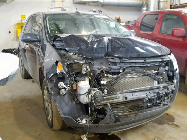 2FMDK4JC5BBA86933 - 2011 FORD EDGE SEL BLACK photo 1