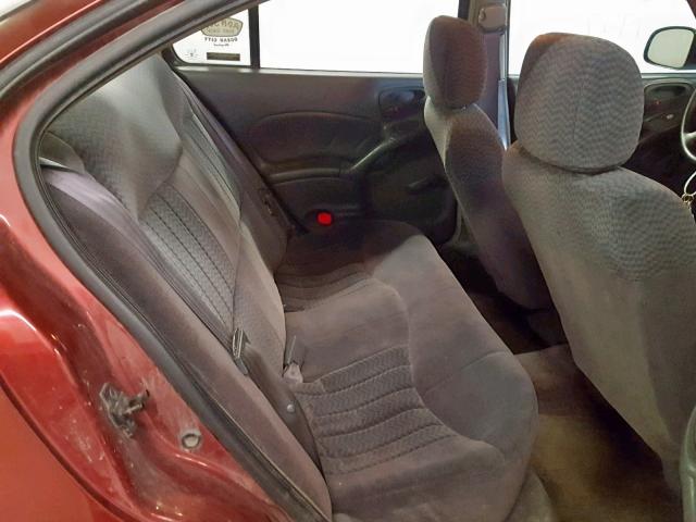 1G2NE52T61M514249 - 2001 PONTIAC GRAND AM S MAROON photo 6