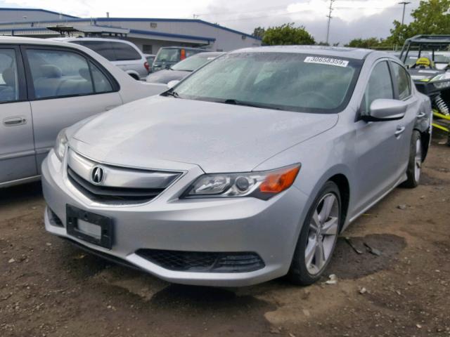 19VDE1F38EE003956 - 2014 ACURA ILX 20 SILVER photo 2