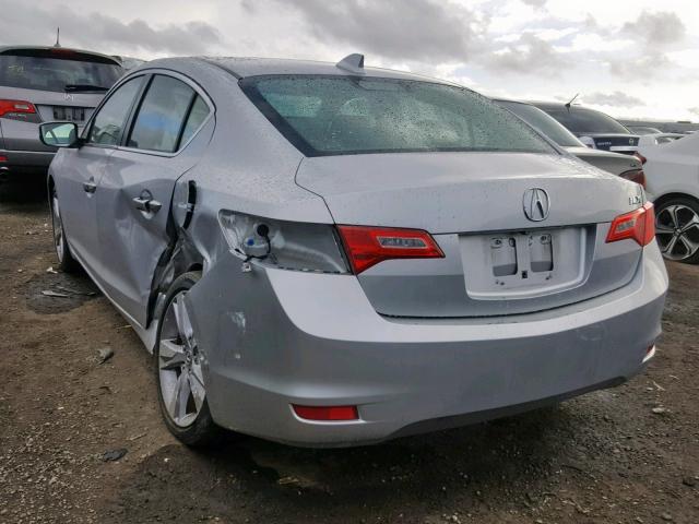 19VDE1F38EE003956 - 2014 ACURA ILX 20 SILVER photo 3