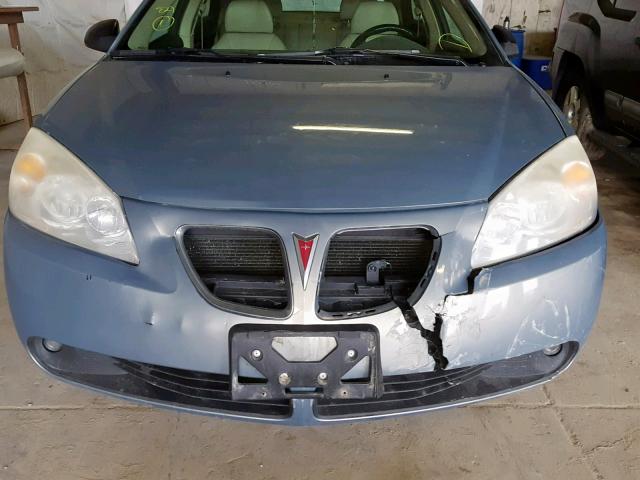 1G2ZH57N974166409 - 2007 PONTIAC G6 GT BLUE photo 9