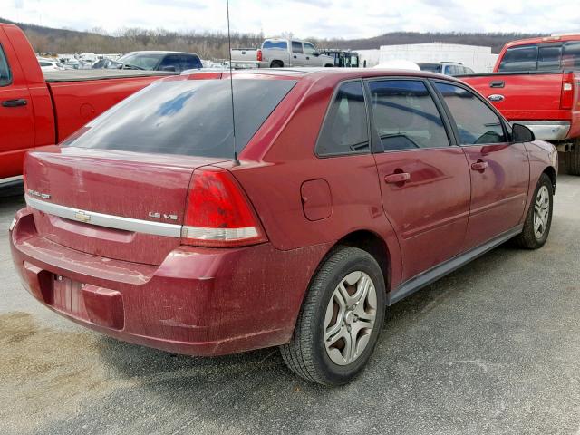 1G1ZS68N67F273349 - 2007 CHEVROLET MALIBU MAX 红色 照片 4
