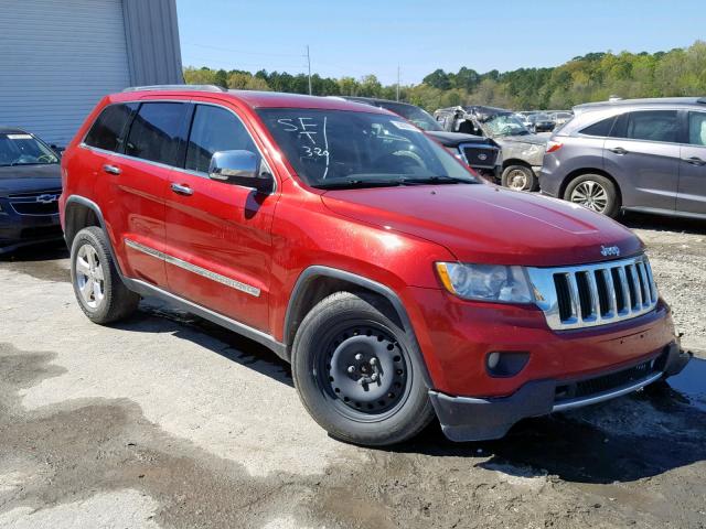 1J4RR5GT1BC526949 - 2011 JEEP GRAND CHER RED photo 1