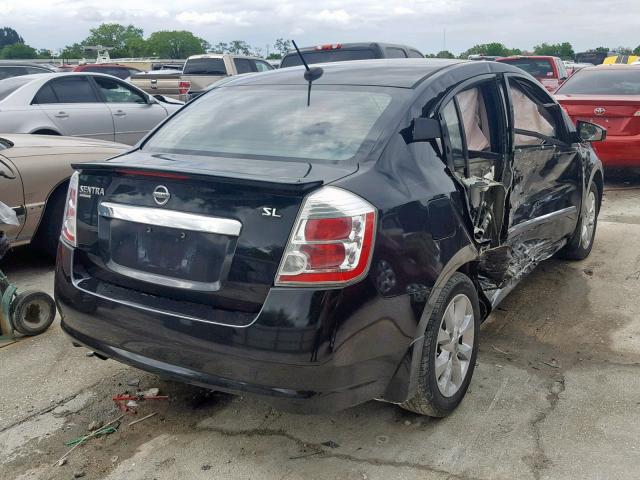 3N1AB6AP6BL626917 - 2011 NISSAN SENTRA 2.0 BLACK photo 4