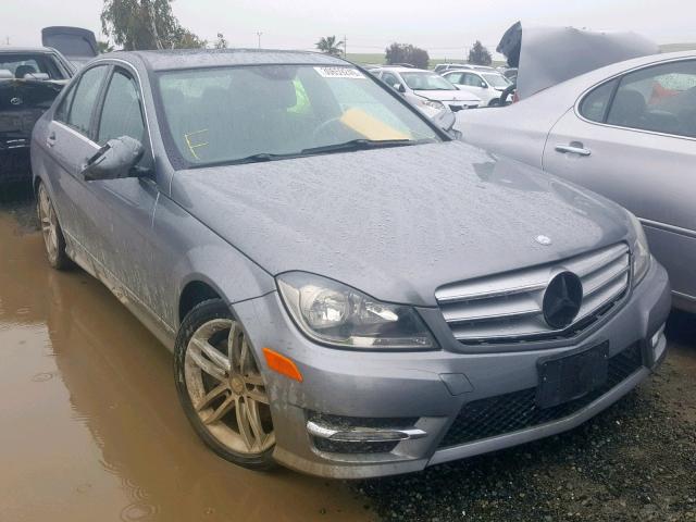 WDDGF4HB4DA865294 - 2013 MERCEDES-BENZ C 250 GRAY photo 1