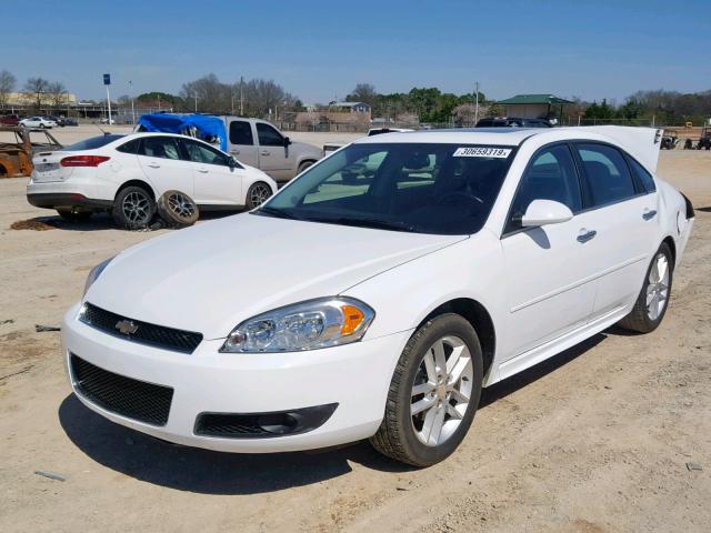 2G1WC5E3XE1185308 - 2014 CHEVROLET IMPALA LIM WHITE photo 2