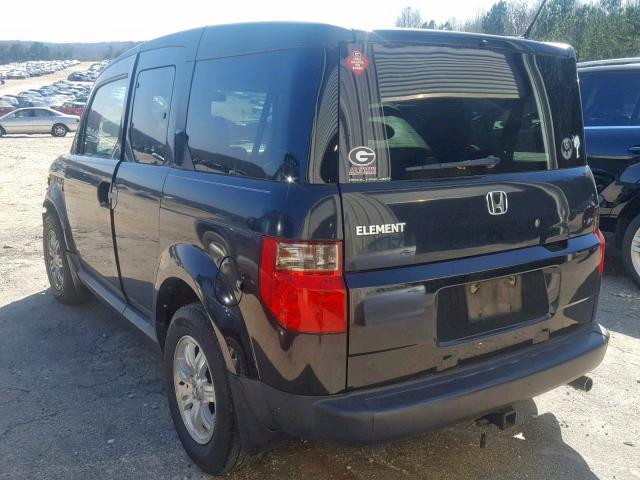 5J6YH27756L022670 - 2006 HONDA ELEMENT EX BLACK photo 3