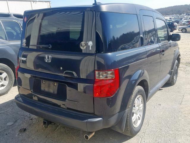 5J6YH27756L022670 - 2006 HONDA ELEMENT EX BLACK photo 4