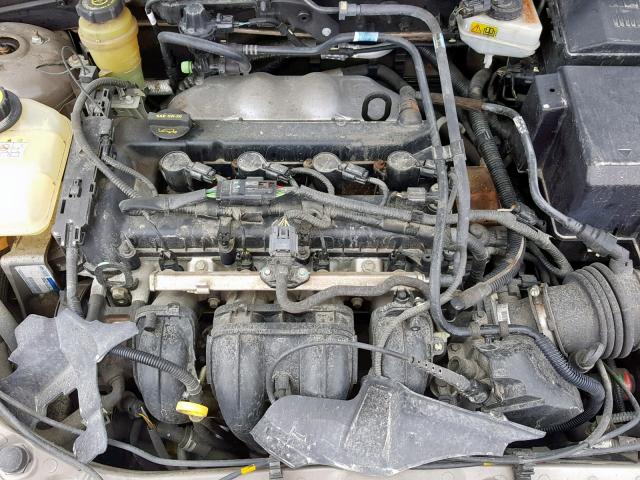 1FAFP34N35W293870 - 2005 FORD FOCUS ZX4 TAN photo 7