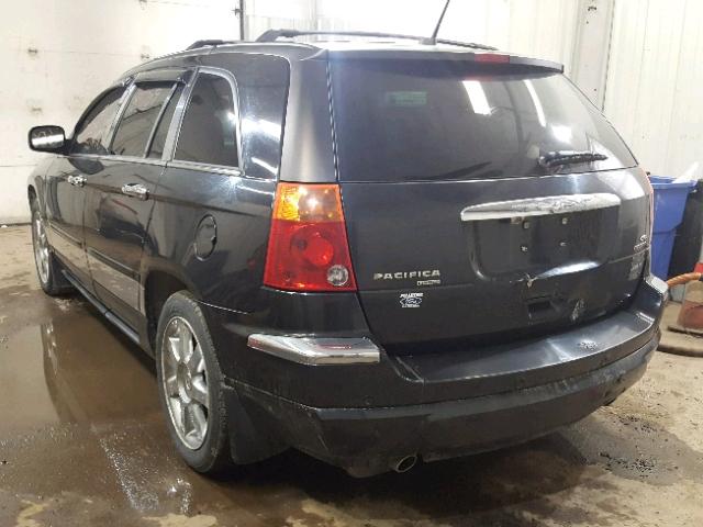 2A8GF78X67R365962 - 2007 CHRYSLER PACIFICA L BLACK photo 3