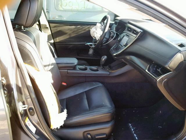 4T1BK1EB4GU210487 - 2016 TOYOTA AVALON XLE GRAY photo 5