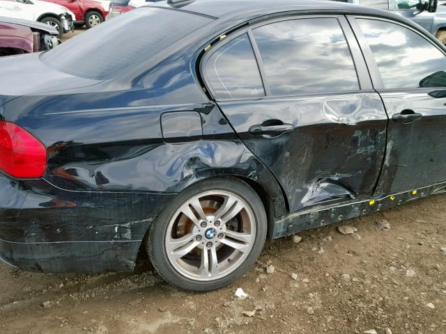 WBAPK7C5XAA460283 - 2010 BMW 328 XI BLACK photo 9
