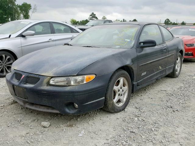 1G2WP1218WF212799 - 1998 PONTIAC GRAND PRIX BLACK photo 2