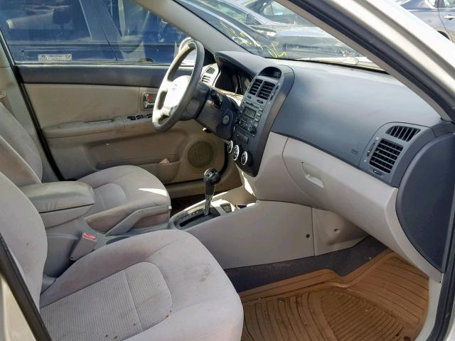 KNAFE121385548285 - 2008 KIA SPECTRA EX SILVER photo 5