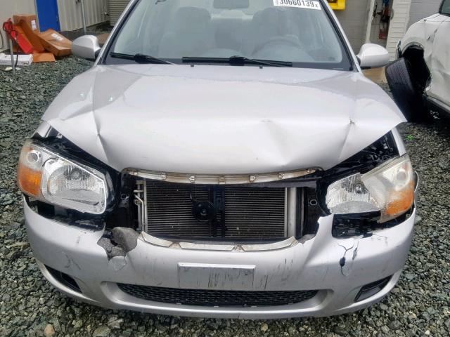 KNAFE121385548285 - 2008 KIA SPECTRA EX SILVER photo 9