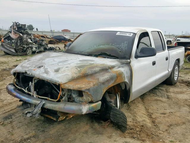 1B7HL2AN31S233330 - 2001 DODGE DAKOTA QUA TWO TONE photo 2