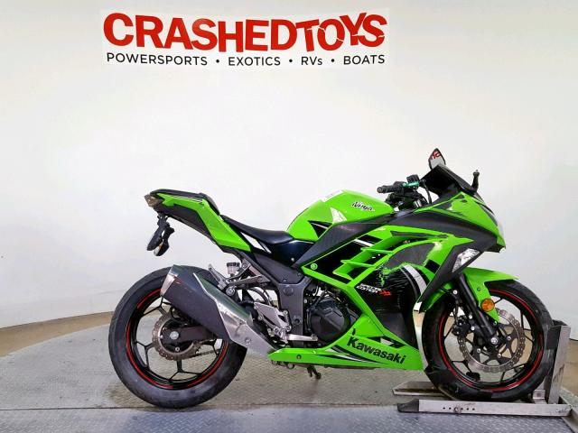 JKAEX8A19EA003448 - 2014 KAWASAKI EX300 A GREEN photo 1