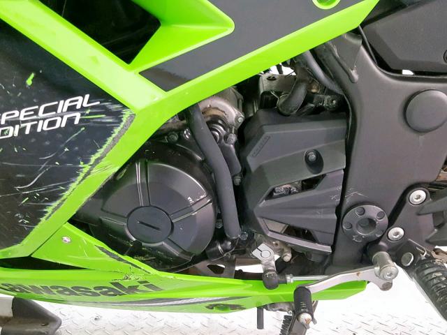 JKAEX8A19EA003448 - 2014 KAWASAKI EX300 A GREEN photo 11