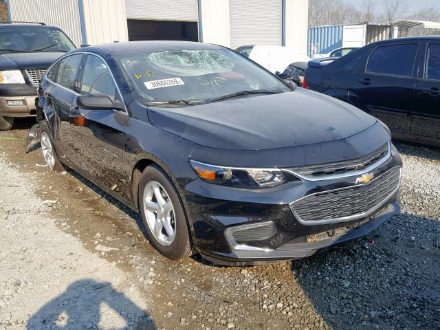 1G1ZB5ST6JF290600 - 2018 CHEVROLET MALIBU LS BLACK photo 1