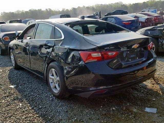 1G1ZB5ST6JF290600 - 2018 CHEVROLET MALIBU LS BLACK photo 3