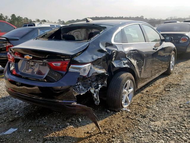 1G1ZB5ST6JF290600 - 2018 CHEVROLET MALIBU LS BLACK photo 4