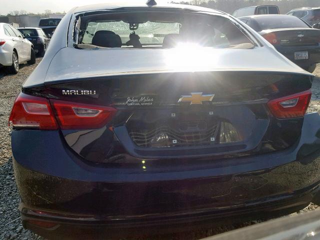 1G1ZB5ST6JF290600 - 2018 CHEVROLET MALIBU LS BLACK photo 9