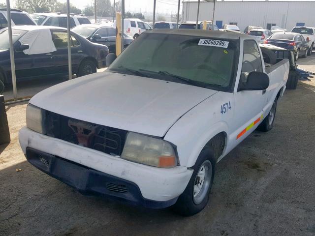 1GTCS1443W8500044 - 1998 GMC SONOMA WHITE photo 2