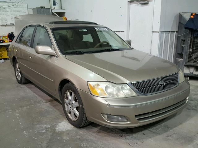 4T1BF28B8YU076168 - 2000 TOYOTA AVALON XL GOLD photo 1