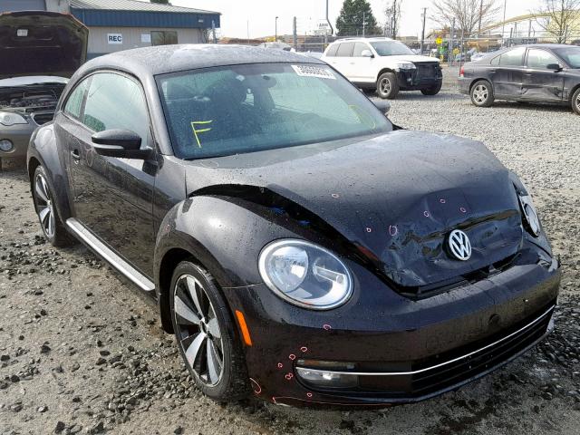 3VWVA7AT2CM624675 - 2012 VOLKSWAGEN BEETLE TUR BLACK photo 1