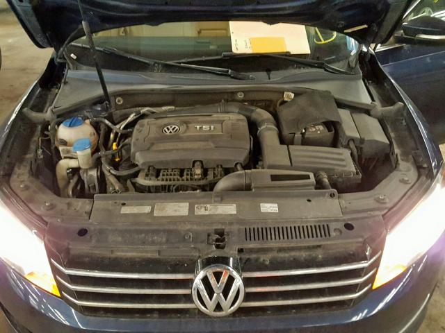 1VWBT7A34EC088362 - 2014 VOLKSWAGEN PASSAT SE BLUE photo 7