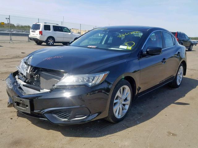 19UDE2F73HA001136 - 2017 ACURA ILX PREMIU BLACK photo 2