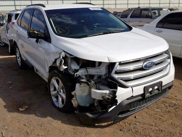 2FMPK4G95GBC52383 - 2016 FORD EDGE SE WHITE photo 1