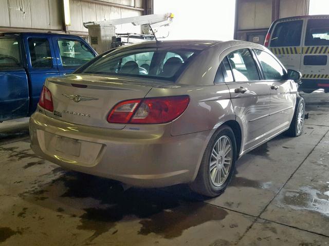 1C3LC56R38N167429 - 2008 CHRYSLER SEBRING TO BEIGE photo 4