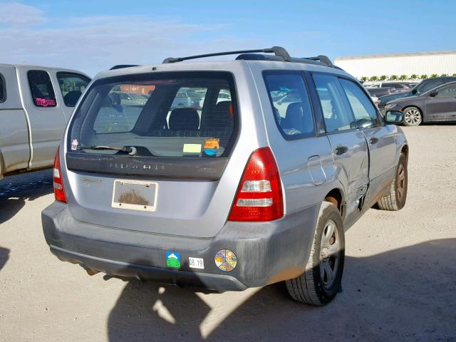 JF1SG63643H745644 - 2003 SUBARU FORESTER 2 SILVER photo 4