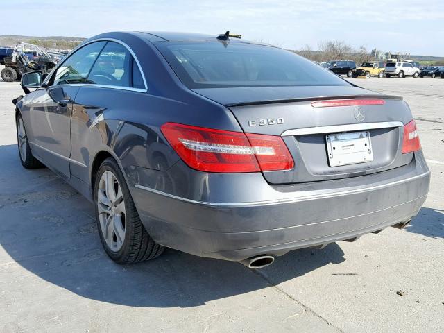 WDDKJ5GB4BF124028 - 2011 MERCEDES-BENZ E 350 GRAY photo 3