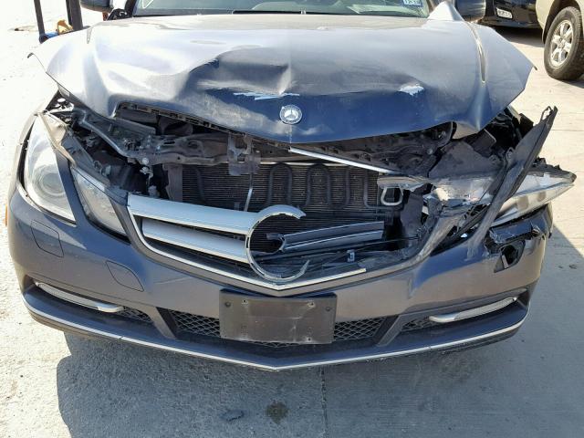 WDDKJ5GB4BF124028 - 2011 MERCEDES-BENZ E 350 GRAY photo 9