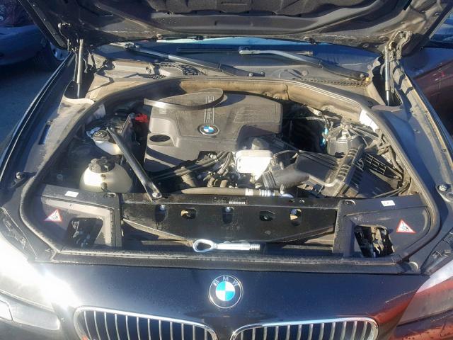 WBAXH5C57CDW11357 - 2012 BMW 528 XI BLACK photo 7