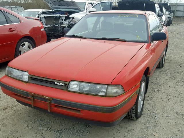 1YVGD31A6K5227852 - 1989 MAZDA MX-6 RED photo 2