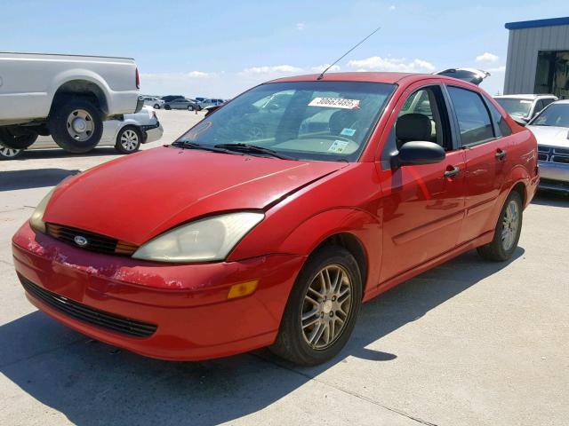 1FAFP3833YW346774 - 2000 FORD FOCUS ZTS RED photo 2