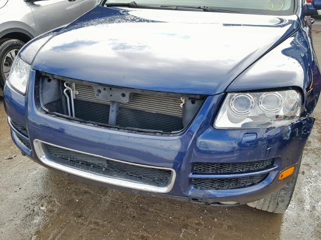 WVGCM67LX4D016009 - 2004 VOLKSWAGEN TOUAREG 4. BLUE photo 9