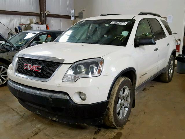 1GKER13798J246873 - 2008 GMC ACADIA SLE WHITE photo 2