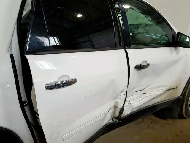 1GKER13798J246873 - 2008 GMC ACADIA SLE WHITE photo 9